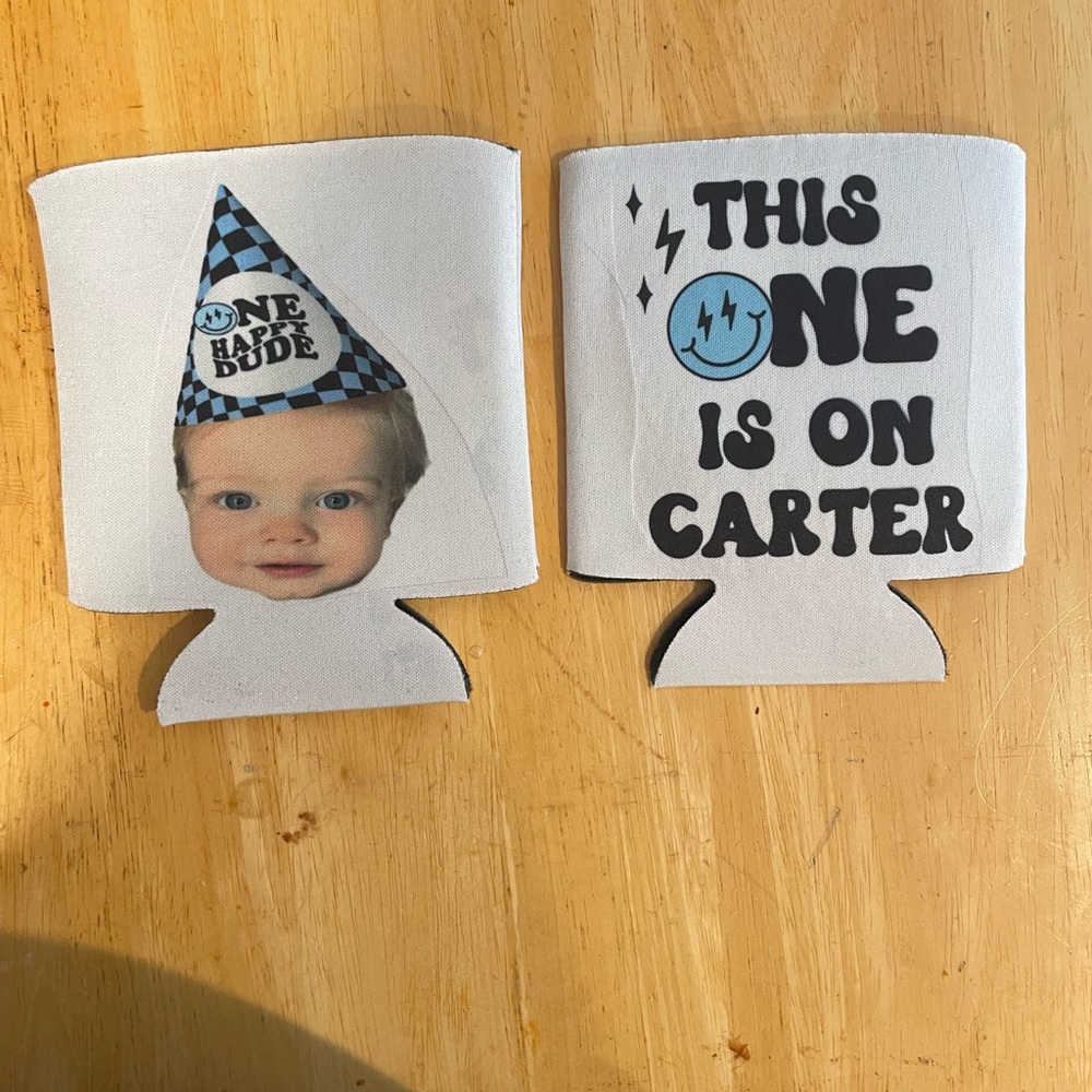 Custom Baby Face Drink Koozies